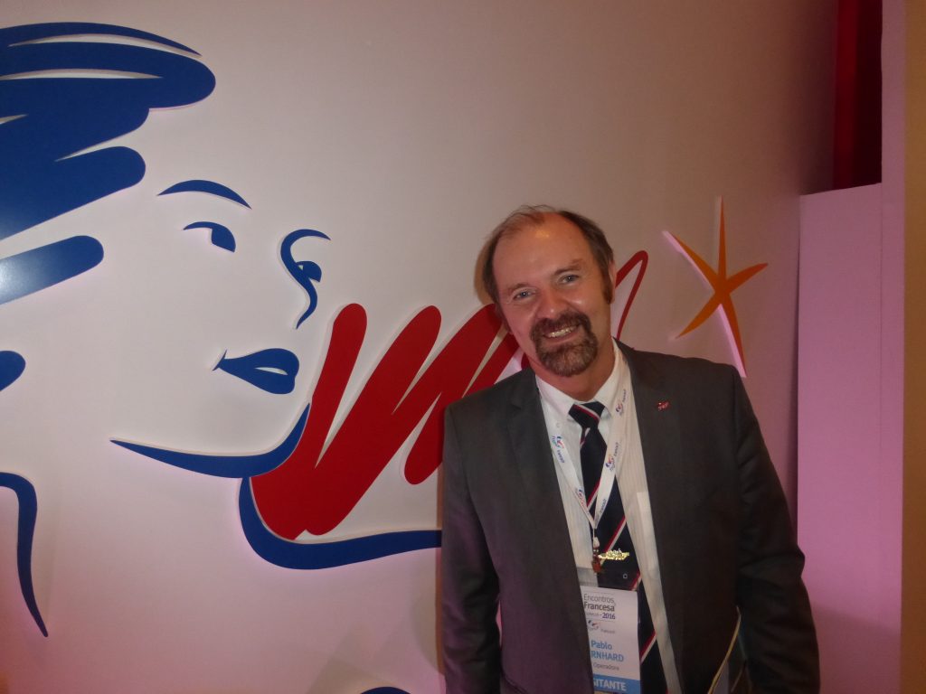 O CEO do Grupo TT Operadora, dona da Trains & Tours, Pablo Bernhard, no evento Encontros à Francesa
