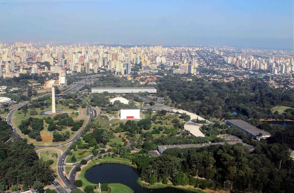 Vista Aérea do Parque Ibirapuera localizado no bairro do Ibirapuera – Foto: Caio Pimenta/SPTuris