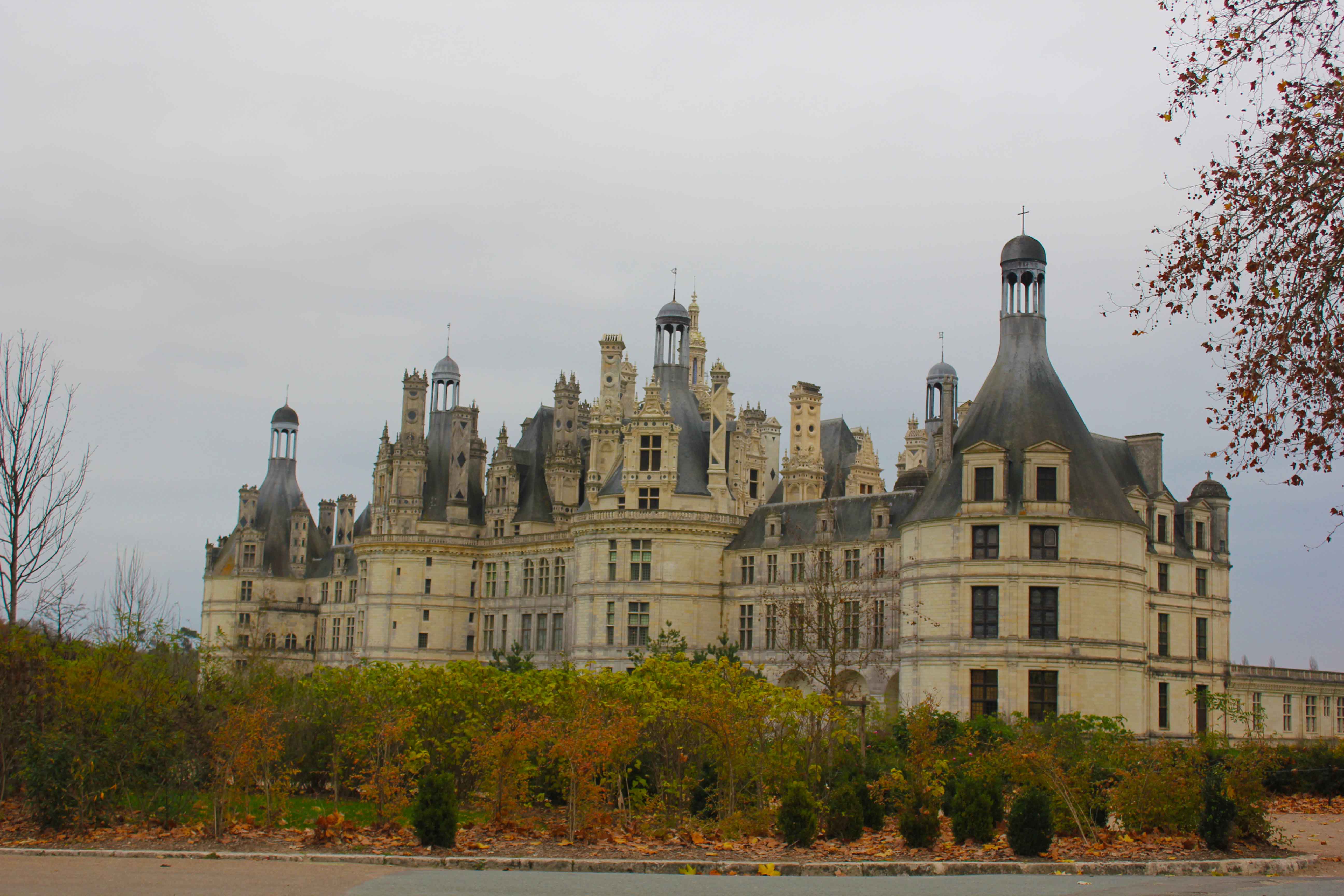 O Castelo de Chambord é um dos maiores do Vale do Loire