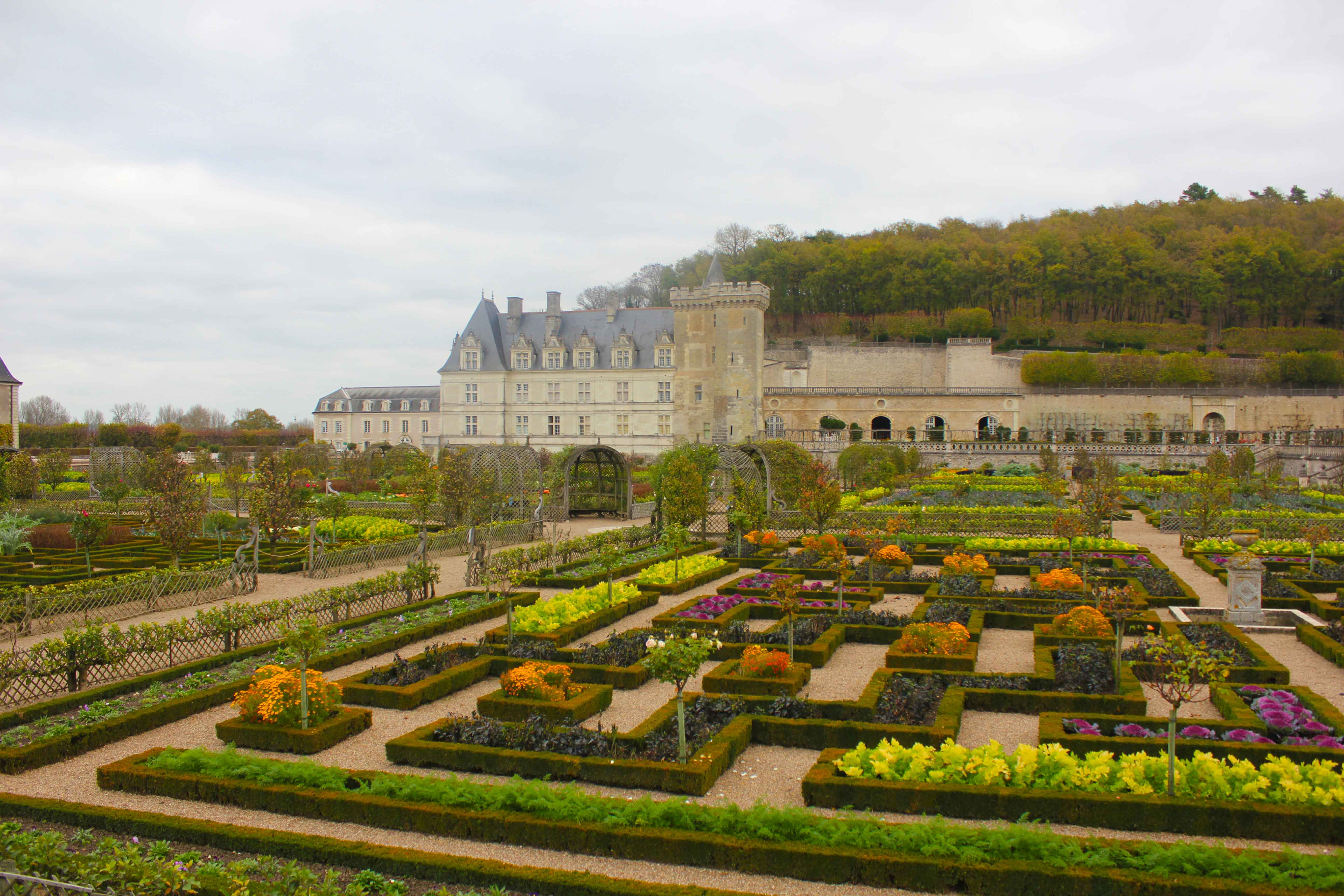 O Château de Villandry e a beleza de seus jardins