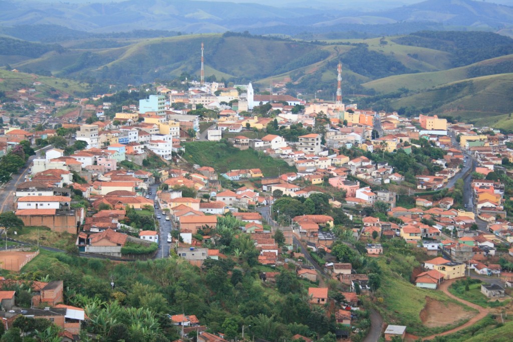 Vista aérea do centro de Cunha (foto divulgação)