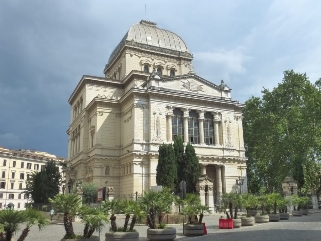 A Grande Sinagoga de Roma, pertinho dos restaurantes kosher