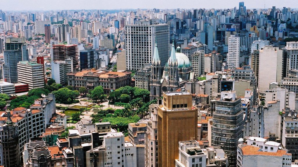 Vista aérea do Centro de São Paulo