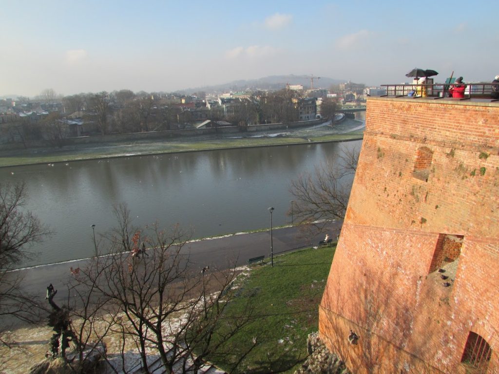Vista do rio Vístula desde Wawel