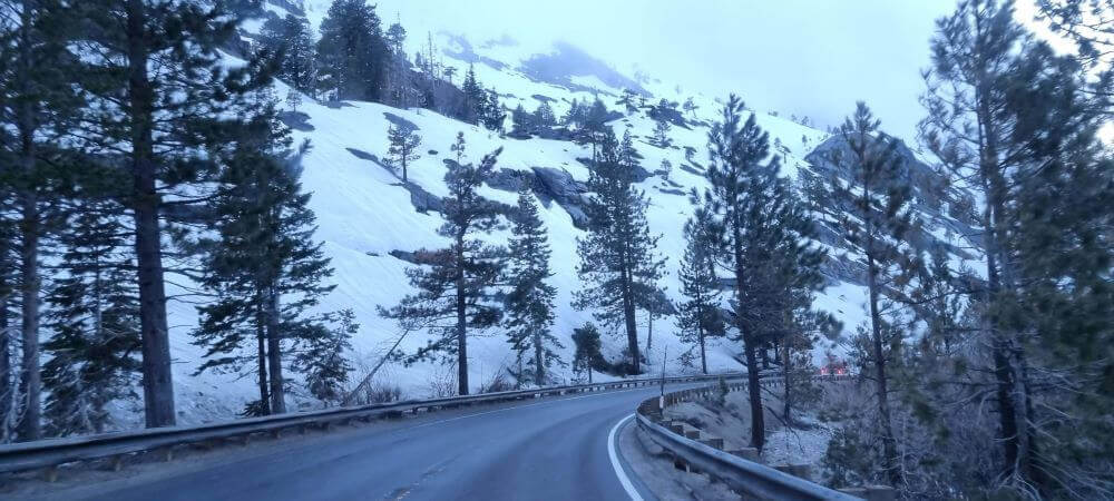 Chegando a Lake Tahoe em motorhome durante roteiro pela Califórnia | Turismo ETC