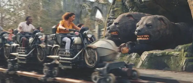Hagrid’s Magical Creatures Motorbike Adventure - Universal's Island of Adventures.